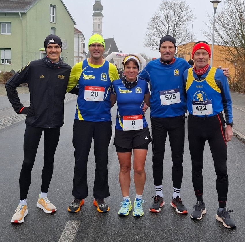 Das erfolgreiche LG-Team mit (v.li.) Frank Schneider, Manfred Ammerl, Marion Krautloher, Gerhard Bauer und Georg Eibl