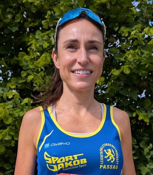 Die Gesamtdritte und schnellste 40jährige Martha Weber