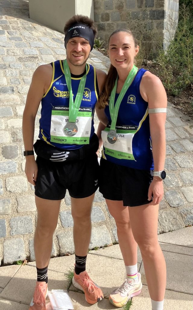 Das Halbmarathon-Duo Christina Wimmer und Mario Bernhardt