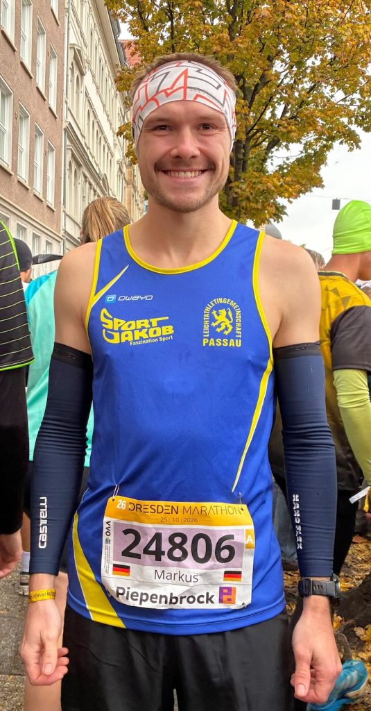 Erfolgreicher Abschluss eines sportlichen Jahres für LG-Ausdauer-Athlet Markus Zerer in Dresden